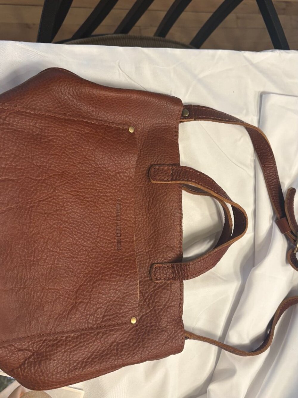 Portland Leather Classic Shoulder Bag – Full‑Grain Leather (Brand New) Classic - Picture 12 of 12